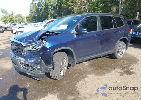 2022 Honda Passport Awd Ex-L from USA, damaged, VIN 5FNYF8H51NB010125